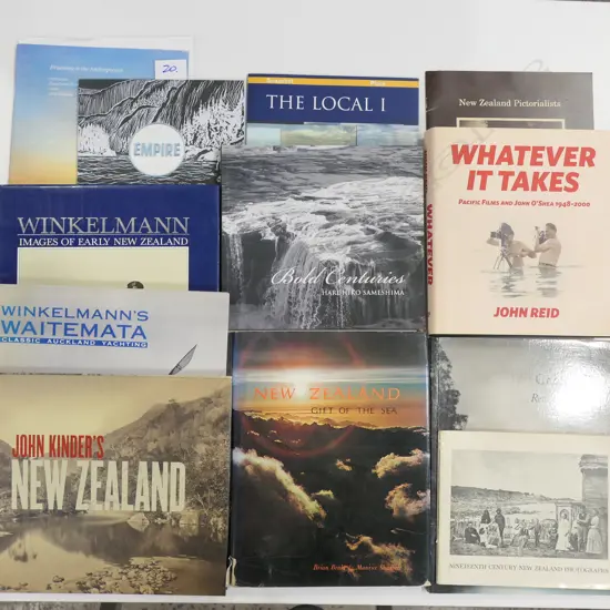 LG COLLECTION OF NZ PHOTOGRAPHY BOOKS: WINKELMANN